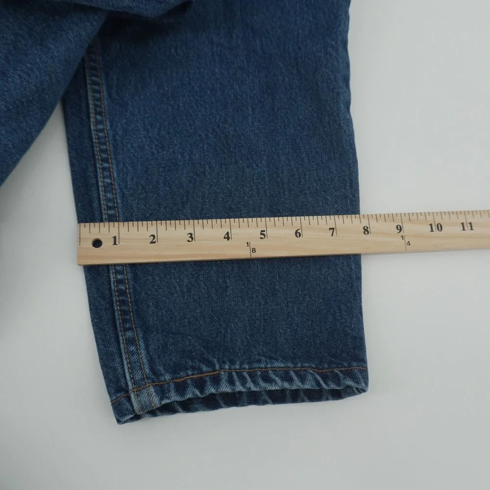 Levis 550 Relaxed Fit Tapered Leg Jeans Mens 35x28 Blue Medium Wash Denim